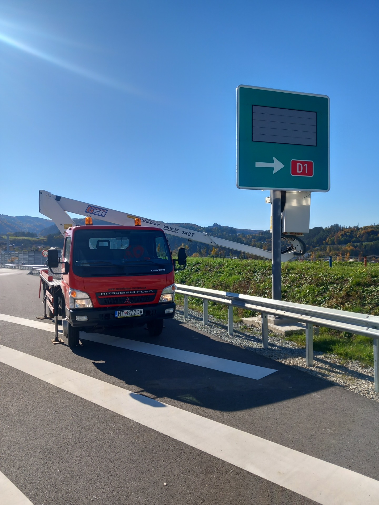 Elektrická inštalácia značenia