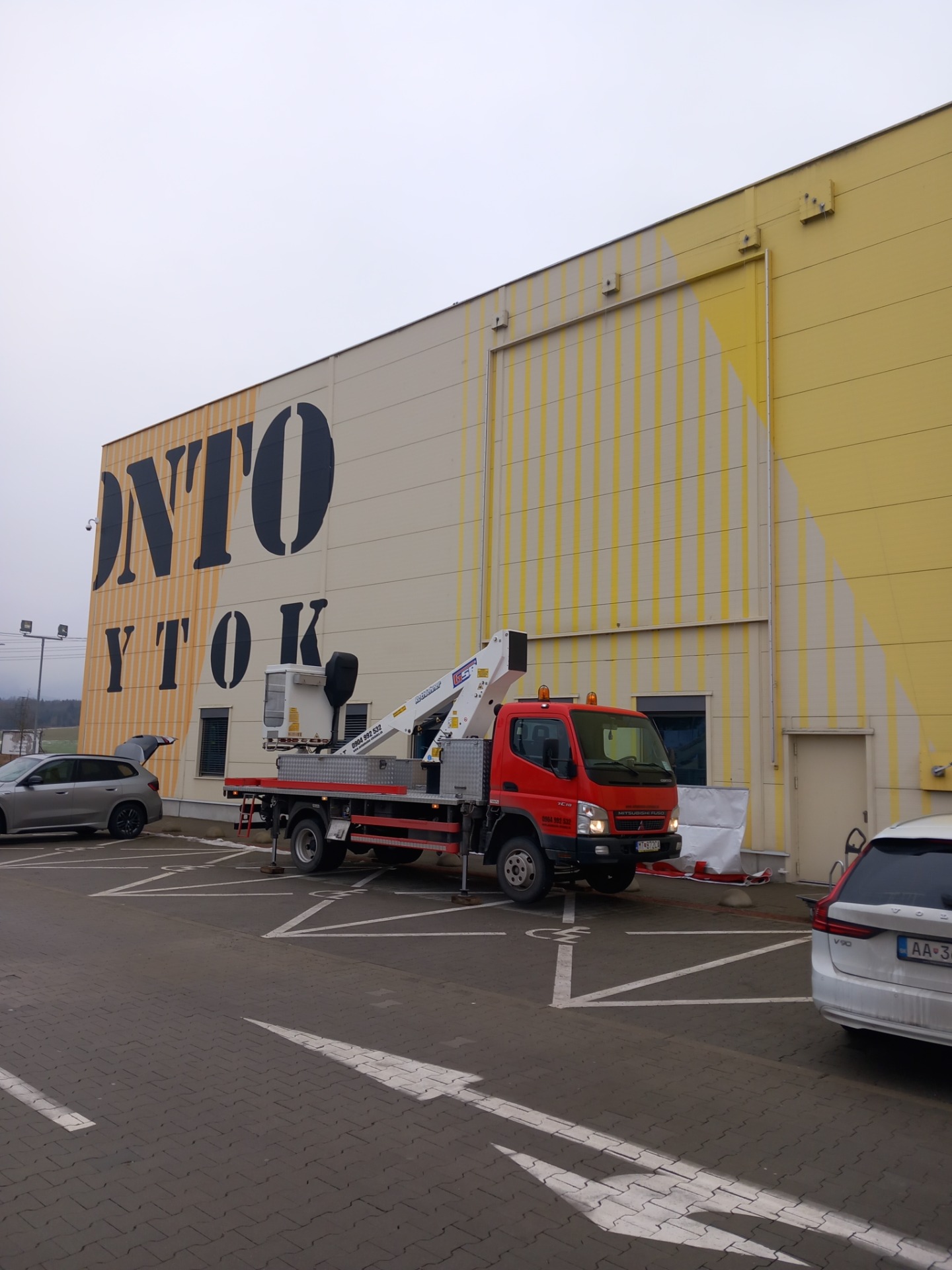 Inštalácia reklamy sconto